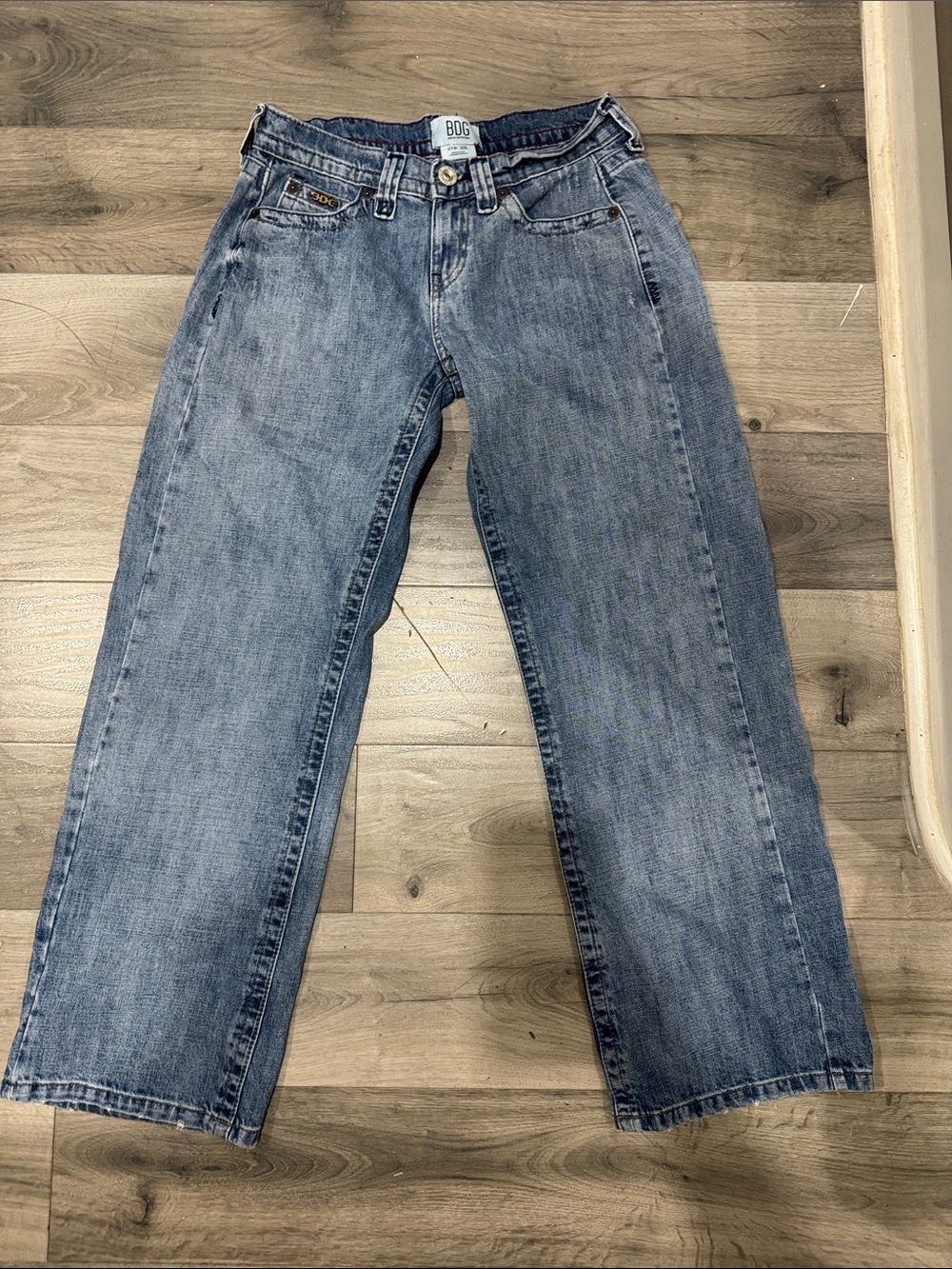 BDG Light Blue Relaxed Straight Jeans